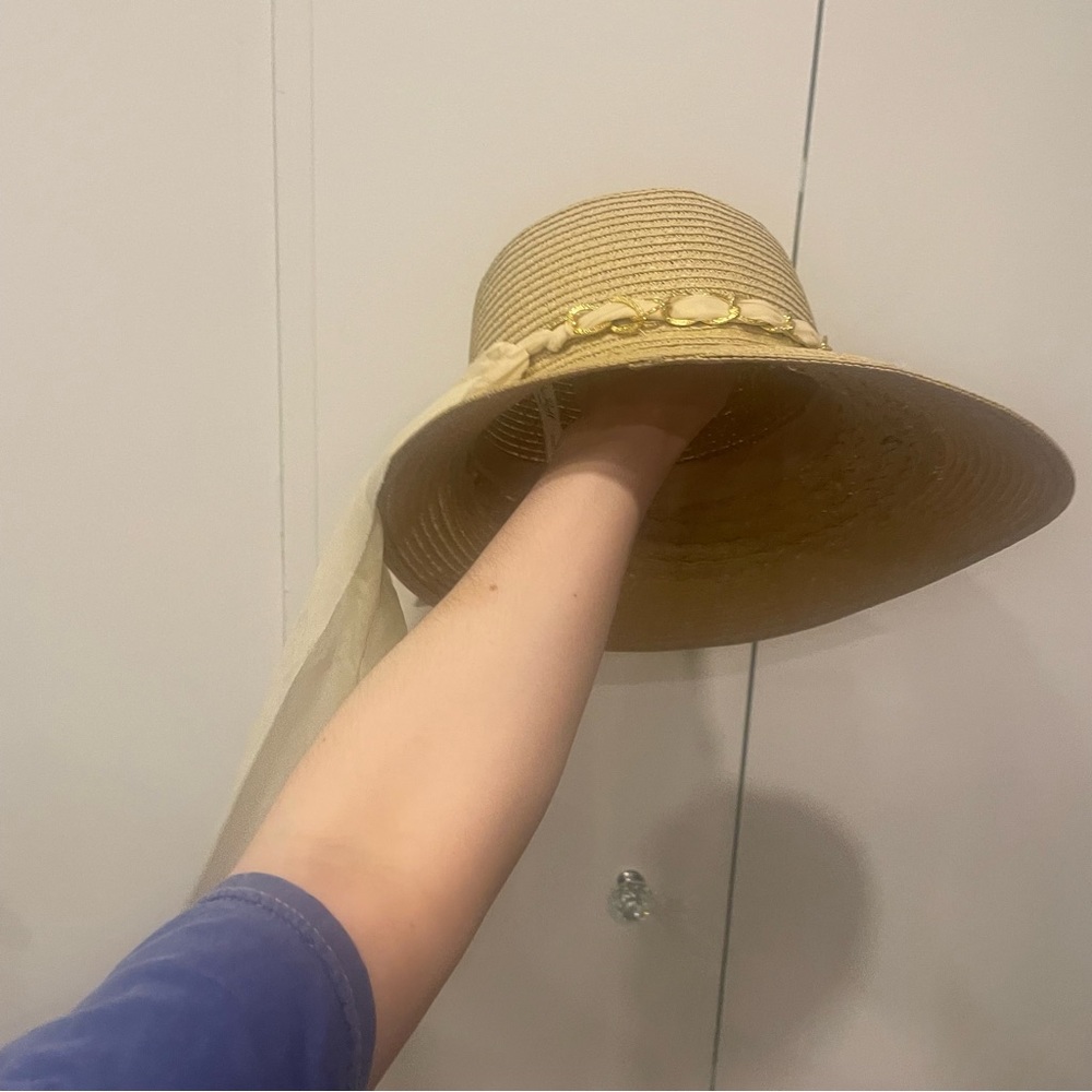 Chic Ruff sun hat with ribbon - Picture 6 of 11